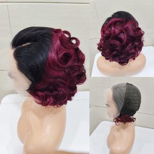 GZ新款低价100% 人发假发10A 13*4正面宽松波鲍勃Perruques Naturel Cheveux Humain假发人发 - Product Image 6