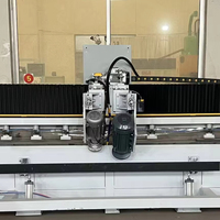 Machine de polissage et d'affûtage de scies à chanfreiner à 45 degrés ZEUS pour pierre, granit, marbre, quartz, porcelaine, avec contrôle PLC et roulement de boîte de vitesses