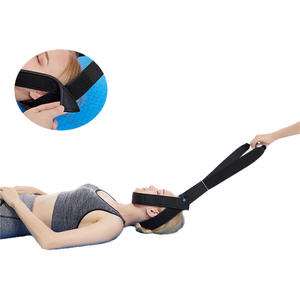 Ceinture de traction cervicale en forme de Y noire, étireur de cou manuel, équipement de fitness et de massage pour la correction de la colonne cervicale - Product Image 3