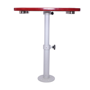 <b>Adjustable</b> <b>Height</b> <b>Table</b> Oak Aluminum Alloy Solid Wood Complete Set For Rv Commercial Vehicles Recreational Vehicles - Product Image 2