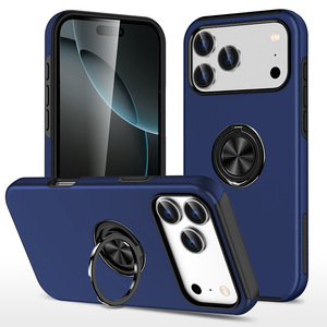Housse de téléphone antichoc <span class=keywords><strong>2</strong></span> en 1 avec porte-anneau pour iPhone 17 Pro Max New 2025 High End Custom Phone Case - Product Image 1