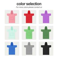 Poncho de surf pour adulte en microfibre de haute qualité, serviette de bain à capuche, serviette de plage, broderie de logo personnalisée, impression numérique, vente en gros pour la natation et les voyages