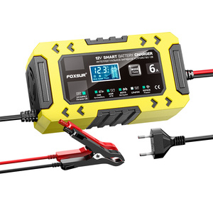 新产品<span class=keywords><strong>2026</strong></span>款汽车电池充电器12V 6A 从0V开始启动通用型Lifepo4铅酸电池充电器带电源 - Product Image 4