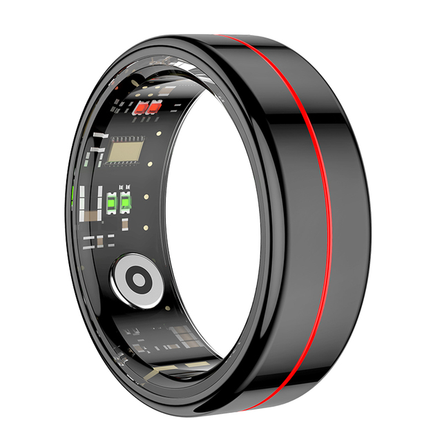 Ring Smart Stainless Steel Smart Fitness Rings Wireless for Health with Charging Case