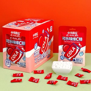 Bonbons à croquer sans sucre saveur <span class=keywords><strong>cola</strong></span> fruitée, forme boule, pour une haleine fraîche, en sachet - Product Image 2