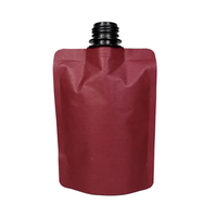 Sac de recharge écologique pochette à bec en papier kraft compostable pochettes d'emballage pour shampoing liquide