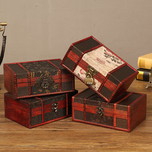 Scatola del tesoro scatola di legno Vintage da 9.0 "<span class=keywords><strong>per</strong></span> gioielli carte dei tarocchi confezione <span class=keywords><strong>regalo</strong></span> regali e decorazioni <span class=keywords><strong>per</strong></span> la casa - Product Image 2