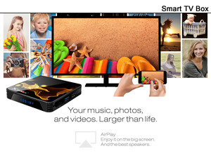 Decodificador de TV Inteligente Android con Wifi, Reproductor H.265, Receptor de <span class=keywords><strong>Internet</strong></span> 4k, Android TV Box para TV por Cable - Product Image 4