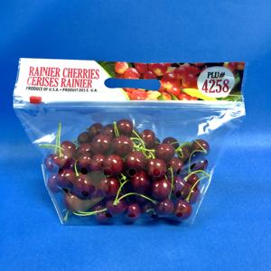 Özel baskılı OPP plastik meyve çanta asılı delik süpermarket ambalaj çiftçi toptan özel özel Logo içeren - Product Image 1