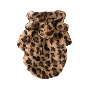 Abbigliamento Invernale per Cani, Giacca Classica in Poliestere con Stampa Leopardata, Imbottita per Teddy, Schnauzer, Pomerania, Chihuahua, Adatta per Primavera e Autunno - Product Image 5