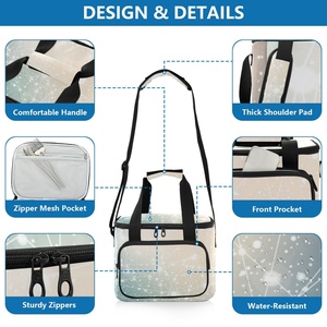 Sac isotherme multifonctionnel grand format pour étudiants, personnalisable avec logo, pour pique-nique, sac à bandoulière, prix de gros - Product Image 4