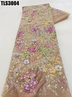 Haute qualité africain français dentelle tissu Net paillettes dentelle mariée robe de mariée Tulle dentelle Ghana robe femmes vêtements fête