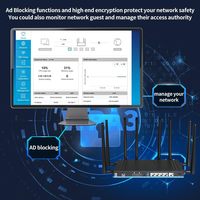 Módem Inalámbrico Wifi 5G Router OpenWRT Chipset MT7981B CPU de Doble Núcleo 3000Mbps 5G NSA/SA Wifi 6 CPE Router Doble con Ranura para Tarjeta SIM