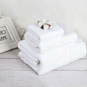 Hôtel et <span class=keywords><strong>Spa</strong></span> Blanc Pur Coton Serviette de Bain Absorbant Agrandi pour Salons de Beauté Bed & Breakfast Logo Personnalisable Bienvenue - Product Image 5