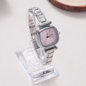 Women's Quartz Watch Steel Strap Square Dial Casual Fashion Bracelet Watch For Students - Product Image 4