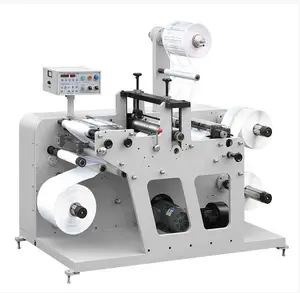 Fully automatic plain/blank label mostly used roll rotary die cutting slitting machine manufacturers