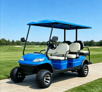 Buggy électrique tout-terrain A627.4+2G, adapté au transport sur la plage.