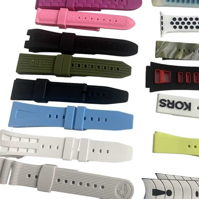 Factory Custom Men's Women's Silicone Watch Straps 40 41 42 43 44 45mm New Design Smart Sports Watch Band for Apple Samsung