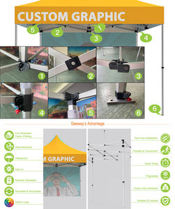 <span class=keywords><strong>Toldo</strong></span> de publicidad al aire libre 3x3 Carpas plegables para fiestas <span class=keywords><strong>Toldo</strong></span> Plegable para eventos en interiores al aire libre - Product Image 6