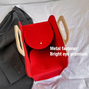 <span class=keywords><strong>Borse</strong></span> Tote in Feltro di Lusso Personalizzabili con Logo, Grande Capacità, Riciclabili e Portatili, Ideali per Shopping e Regali - Product Image 4