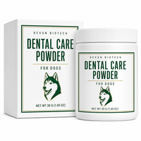 Oimmal Vente en gros 30g Suppléments probiotiques naturels pour chiens et chats Soins dentaires Élimination du tartre et de la plaque dentaire Poudre nettoyante pour les dents