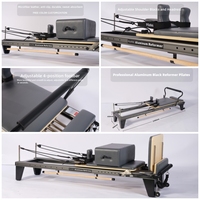 Meilleur prix pour un reformer Pilates à cadre blanc pour usage domestique, en alliage d'aluminium, livraison rapide pour studio de Pilates et salle de sport