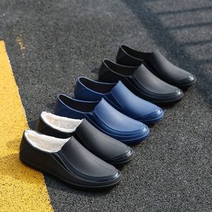 Bottes de pluie basses pour hommes, imperméables, antidérapantes, toutes saisons, à semelle souple, résistantes à l'usure, pour usage quotidien ou professionnel (chef) - Product Image 4
