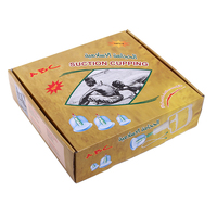 Kit de 18 ventouses médicales pour thérapie par aspiration anti-cellulite et massage