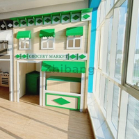 Fomenta las Habilidades Sociales con Juegos de Rol, Equipo de Juegos Interior para Niños que Permite a los Niños Interactuar en su Centro.