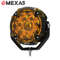 MEXAS R9-PRO 5" 160W Phares LED à double faisceau pour moto avec feux de jour