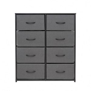 Modern Living Room Fabric <b>Cabinets</b> Hua Cheng HC8BC Freestanding 8-Drawer - Product Image 6