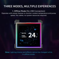 Enfriador Líquido para CPU ALIBABA LIAN LI Hydroshift II C 360TL RGB, 360 mm AIO, Pantalla LCD IPS de 2.1 Pulgadas, Alibaba (HS2LCD36TB)