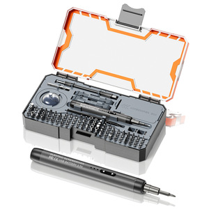Kit de tournevis électrique de précision multifonction portable 100 en <span class=keywords><strong>1</strong></span>, tournevis sans fil rechargeable 5V8W avec 90 embouts magnétiques - Product Image 6