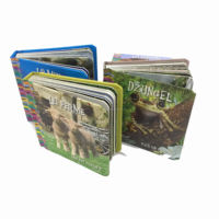 Impression de livres cartonnés pour enfants personnalisés écologiques, couleur intégrale, couverture rigide, impression à la demande, vente en gros OEM