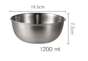 Bol à Salade et Ramen Épais en Acier Inoxydable Style Coréen avec Échelle de Mesure, Vente en Gros - Product Image 4