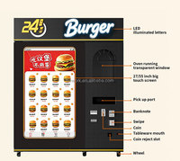 Distributore Automatico di Hamburger YISO con Trattamento dell'Acqua e Riscaldamento Rapido, Distributore Automatico di Cibo Caldo per Centri Commerciali e Scuole