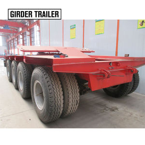 Semirremolque de 120 Toneladas con Plataforma Trasera, Transportador de Puentes AGV, Acero al Carbono, Transporte de Vigas de Hormigón Prefabricado, Construcción - Product Image 3