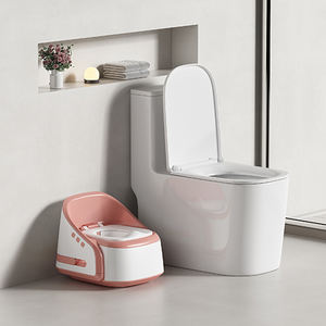 Inodoro <span class=keywords><strong>de</strong></span> entrenamiento para bebés, asiento montado en el suelo, calefacción, forma <span class=keywords><strong>de</strong></span> cuenco alargado, inodoro inteligente para niños - Product Image 5