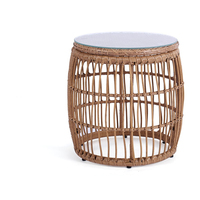 Ensemble de salon de jardin moderne en rotin, 5 pièces, avec canapé, chaises et table d'appoint, pour extérieur et détente