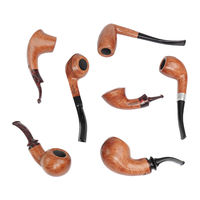 Pipes à fumer faites à la main en bois de chêne naturel de l'usine XIAOXIONG accessoires de fumer en bois de qualité supérieure pour hommes en gros
