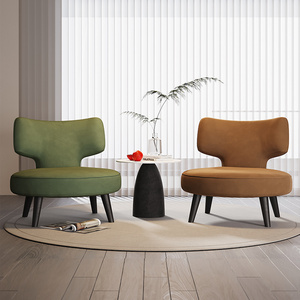 Sofá nórdico individual, <span class=keywords><strong>silla</strong></span> de ocio de diseño moderno para sala de estar, lujo ligero para combinación de mesa de negociación - Product Image 5