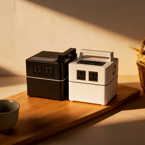 Estación de Energía Portátil Segura con Carga Solar, Generador de Onda Sinusoidal Pura de 300W con Batería de Iones de Litio y Tipo C para Hogar, Exteriores y Coche - Product Image 1