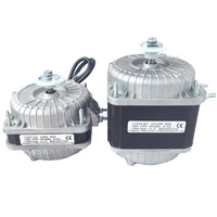 Moteur de ventilateur à pôles ombragés 5W 10W 16W 25W avec roulement à billes pour évaporateur de réfrigérateur, avec pale de ventilateur et bride
