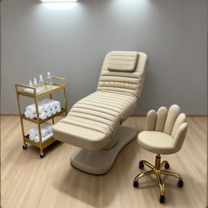 <b>Electric</b> Modern Beauty Salon Facial Massage Bed with 3 Motor Bedroom Use Commercial Salon Furniture - Product Image 2
