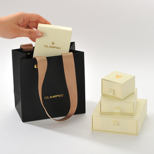 Custom Logo Luxury Jewelry <b>Gift</b> Set <b>Box</b> for Necklace Ring <b>Earrings</b> Display Packaging Paper <b>Gift</b> <b>Box</b> OEM ODM Wholesale - Product Image 4
