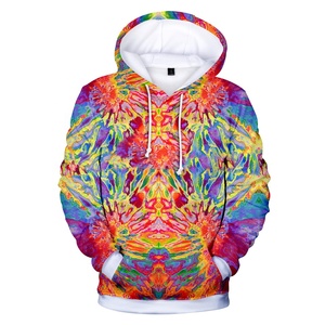 <span class=keywords><strong>Sweat</strong></span>-shirt à capuche tie-dye tendance en gros, imprimé tie-dye, vente directe usine, pull à capuche imprimé tie-dye - Product Image 4