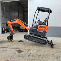Nouvelle technologie, mini-excavatrice de 1,2 tonne, moteur puissant, chenilles hydrauliques, forte puissance de creusement