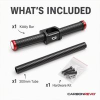 Colonne de direction en fibre de carbone Carbonrevo pour trottinette électrique, tige pliable résistante à l'usure pour la mobilité urbaine, pièce de mise à niveau