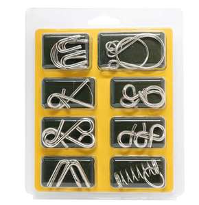 <span class=keywords><strong>IQ</strong></span> giocattoli in acciaio nastro metallico puzzle rompicapo per Adulti Set di 8 - Product Image 6