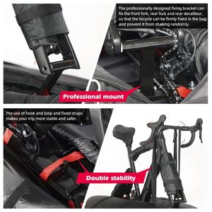 Bolsa de Viaje de Nailon para <span class=keywords><strong>Bicicleta</strong></span>, Estuche de <span class=keywords><strong>Transporte</strong></span> para <span class=keywords><strong>Bicicleta</strong></span> de Carretera 700C - Product Image 3